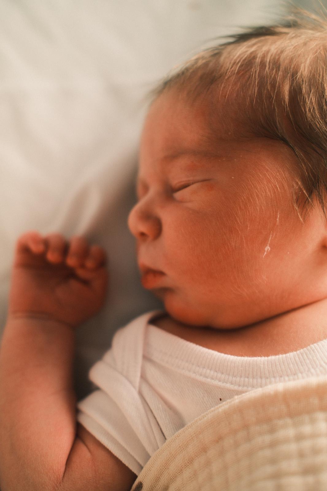 Tiny baby fingers and toes.